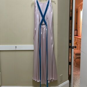 Roksanda gown pink with teal size 8